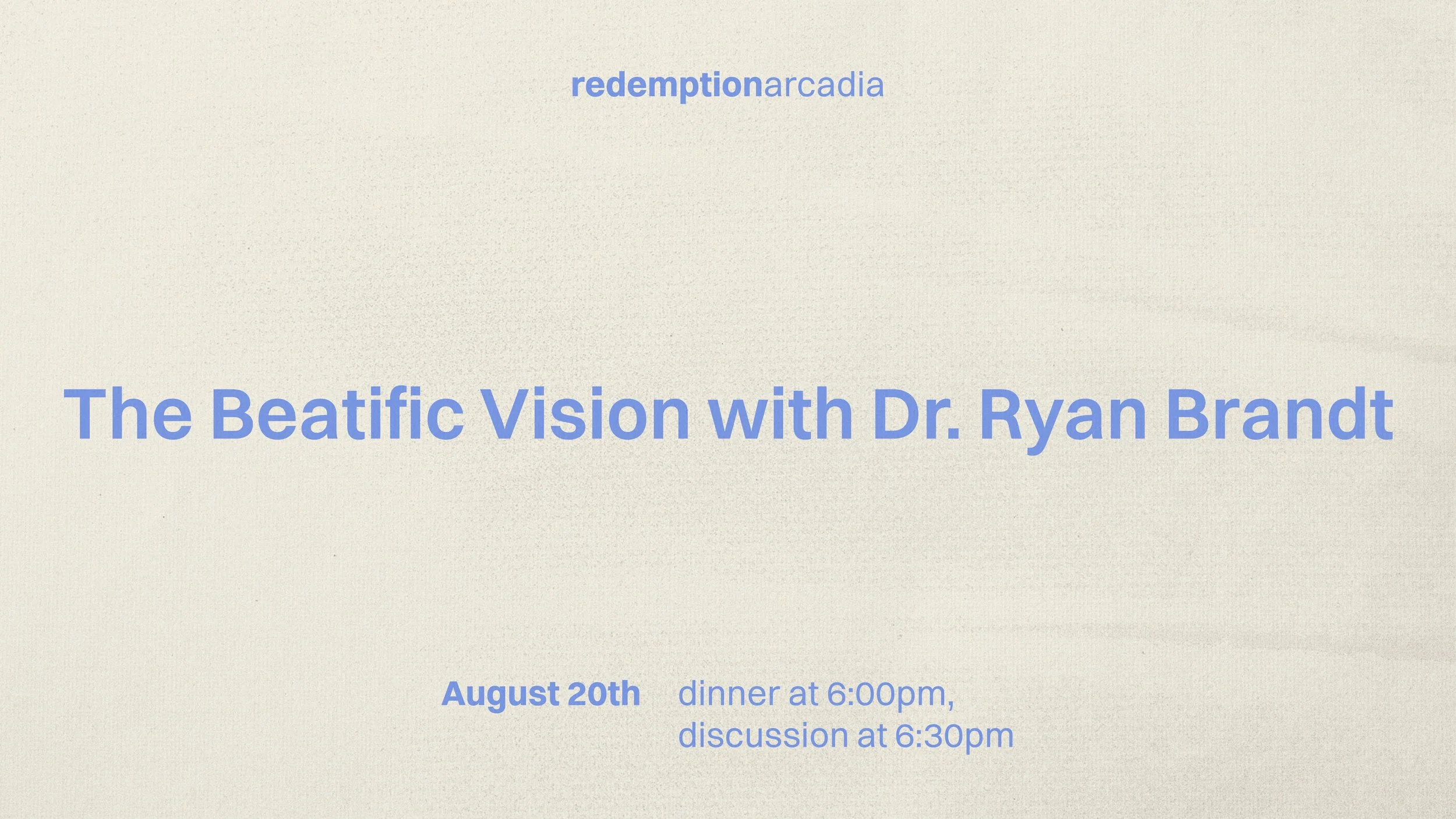  Dr. Ryan Brandt is a PhD in New Testament and a professor of Christian History and Theology in the College of Theology at Grand Canyon University. He is currently contracted to write a book on The Beatific Vision: The ultimate and perfect joy that comes to the believer in Jesus Christ when meeting God face to face including in the afterlife and in the New Jerusalem.  In this midweek class, Dr. Brandt explores a biblical theology of the beatific vision (the sight of God). He elaborates on what it means to 
